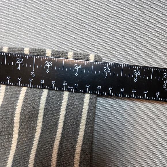 Vintage Polo Ralph Lauren XL Long Sleeve Stripe Shirt Gray White Cotton - Picture 12 of 12